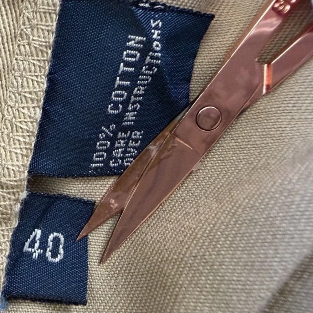 Vintage Y2K Polo Ralph Lauren Tyler Shorts 100% Cotton Chino Beige Khaki Mens 40